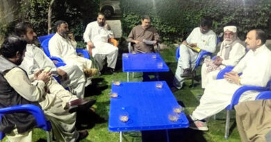 Action committee with Mir Liaqat lehri