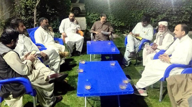 Action committee with Mir Liaqat lehri